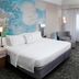 Courtyard by Marriott Tuscaloosa guest room with king bed, desk, chair, and large window
