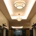 Home Edge Accommodations @ Tivoli Garden Residences Manila hallway with modern ceiling lights and glossy floors
