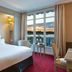 Hôtel Barrière le Grand Hôtel Enghien-les-Bains room with lake view at sunset in Enghien-les-Bains
