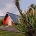 Hotel Cabanas Alto Da Serra in Canela, A-frame cabins with sloped roofs and landscaped garden