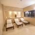 Fusion Hplus Express +, Brasilia spa relaxation area with lounge chairs and tiled steam room
