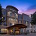 Residence Inn by Marriott Fort Worth Cultural District exterior at dusk with arched entryway