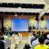 The Velo's Hotel And Bmx Pump Track meeting room in Aranyaprathet with a conference audience and stage