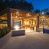 Fiesta Americana Riviera Nayarit in Nuevo Vallarta, illuminated open-air restaurant with bar seating