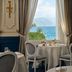 Grand Hotel Miramare in Santa Margherita Ligure, table by window with sea and mountain view