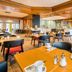 Best Western Hotel Würzburg Sued dining room in Wurzburg with set tables and buffet counter