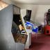 Lakeside Motel in Wisconsin Dells game room with several arcade machines and a red carpeted floor