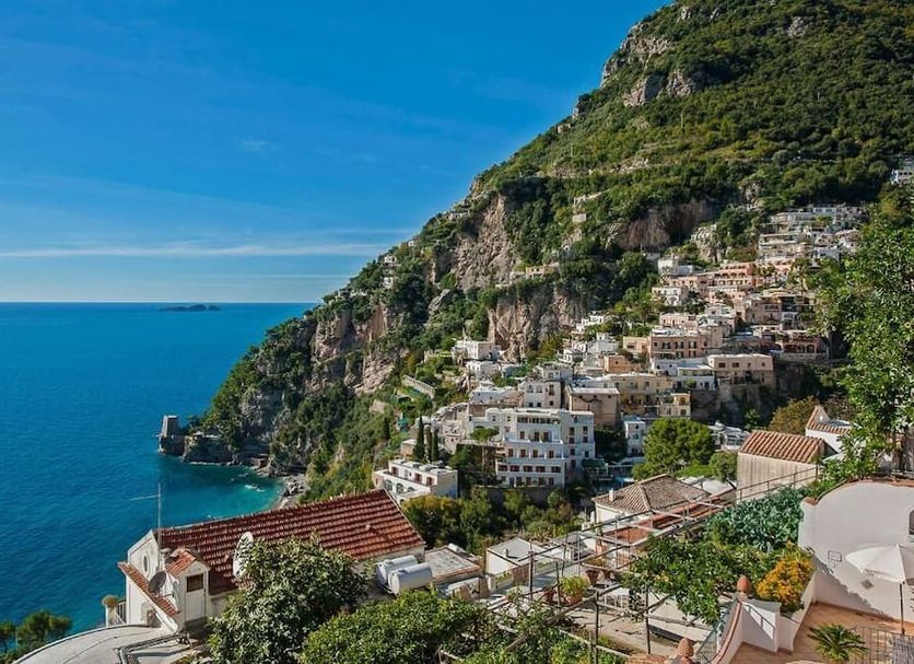 Hotel Il Gabbiano in Positano with cliffside terraces and sea views over the Amalfi Coast