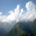 Himgiri Resorts in Dharamshala with misty mountain peaks and dramatic clouds