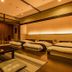 Ooedo Onsen Monogatari Premium Seiunkaku room in Awara with tatami seating and low beds