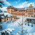 Grand Hotel Stamary in Zakopane, snow-covered historic hotel facade with mountain-style architecture