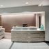 Residence Inn by Marriott Portsmouth lobby reception desk with modern wood counters