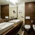 Hotel Blanca Resort & Spa in Šišava bathroom with double sinks, toilet, bidet, and bathtub