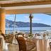 Fiesta Americana Acapulco Villas dining terrace with ocean and mountain views in Acapulco