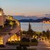 D-Resort Sibenik in Šibenik with waterfront sunset views over the bay and lit terrace