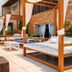 Pousada da Prainha in Arraial do Cabo with outdoor lounge beds and a sunny patio