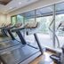 Mitsui Garden Hotel Kashiwa-No-Ha gym with treadmills beside large windows