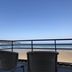 Hôtel Valencia in Hendaye with balcony chairs overlooking the beach and ocean