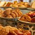 Fiesta Americana Cancun Villas breakfast buffet in Cancún with assorted pastries and croissants