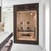 Sporthotel Grafenwald Daun bathroom with sink vanity and private sauna