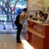 7 Days Inn Guangzhou Zoo Metro Station Branch front desk reception area in Guangzhou