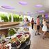 Ideal Pearl Hotel Adults Only in Marmaris breakfast buffet with fresh fruit and hot food stations