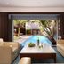 Downtown Villas Kuta villa lounge with pool view and private plunge pool