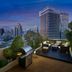 Shama Sukhumvit Bangkok rooftop terrace with city skyline views and outdoor seating in Bangkok