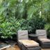 Maui What a Wonderful World Bed & Breakfast in Kīhei with lush tropical garden seating and waterfall