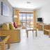 Elba Castillo San Jorge & Antigua Suite Hotel suite with balcony ocean view and bedroom in Antigua