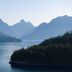 Backeddy Resort And Marina in Egmont with tranquil fjord views and forested mountains