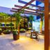 Viale Cataratas Hotel & Eventos in Foz do Iguaçu, outdoor terrace with seating and pergola lighting