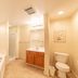 Mountainside Villas at Massanutten by TripForth bathroom with jetted tub, double vanity and walk-in shower in McGaheysville