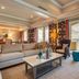 Omni Amelia Island Resort & Spa in Fernandina Beach living area with ocean-view balcony and wicker chairs