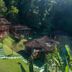 Pousada Canto do Hibisco in Angra dos Reis, hillside bungalows with lush tropical garden