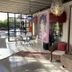 Rooms Smart Luxury Hotel & Beach in Cesme: art-filled lounge with poolside view and modern seating