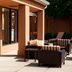 Courtyard by Marriott Tuscaloosa patio with lounge seating and fire pit in Tuscaloosa
