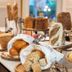 Bilderberg Grand Hotel Wientjes Zwolle breakfast buffet with assorted breads and rolls