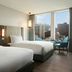 Courtyard by Marriott Seoul Myeongdong room with two beds and city view in Seoul