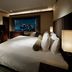 Grand Prince Hotel Takanawa room in Tokyo with city skyline view and large bed