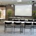 Original Sokos Hotel Rikala in Salo: conference room with tables, chairs and projector screen