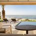 Four Seasons Resort Cabo Del Sol in Cabo San Lucas: oceanview terrace with infinity pool and loungers