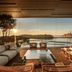 Grand Park Hotel Rovinj by Maistra Collection terrace with sunset harbor and historic town views