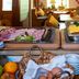 Bayerischer Hof Münnerstadt breakfast buffet with bread, eggs, fruit and cold cuts