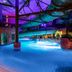 Quality Hotel The Reef in Frederikshavn features a glowing indoor pool with tropical decor and water slides