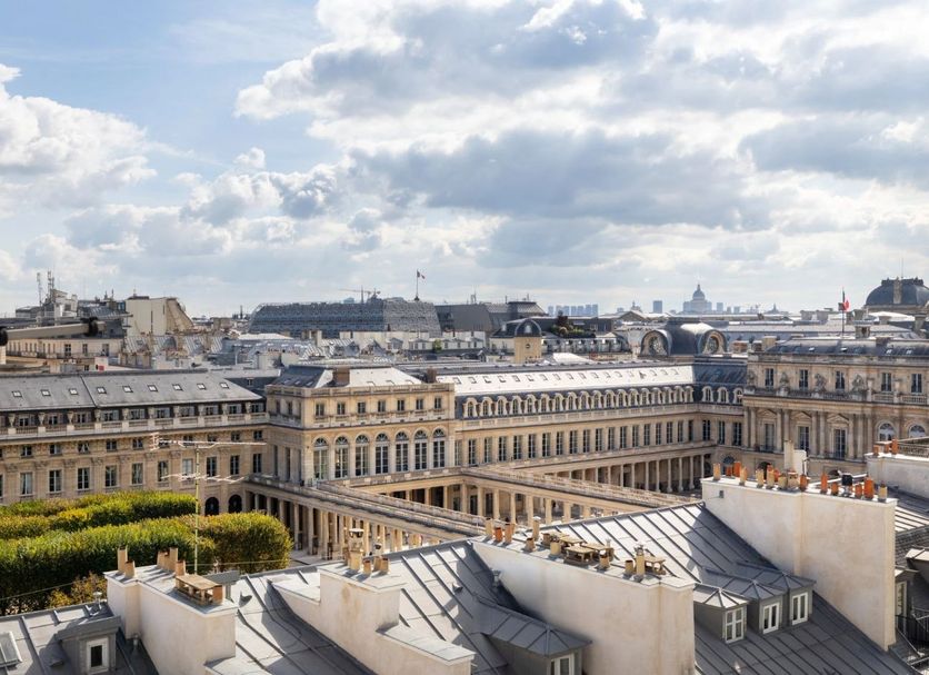Hôtel Aoriste & Spa in Paris with rooftop city views over historic buildings and skyline