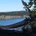 The Bluff on Whidbey in Oak Harbor with a scenic hammock overlooking the bay and island views