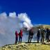 Guests viewing Etna steam plumes from a ridge near B&B Boutique di Charme Etna-Relax-Natura, Zafferana Etnea