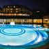 Hotel Smarjeta - Terme Smarjeske Toplice in Šmarješke Toplice with illuminated outdoor pool at night