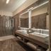 Palazzo San Lorenzo in Colle di Val d'Elsa bathroom with double sink, bathtub and walk-in shower